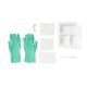 Medline Basic Tracheostomy Care and Cleaning Tray with Aloe Gloves, Gauze, and Dressing