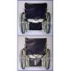 Urinary Drainage Bag Holder Thru-View Vinyl, Blue, Vinyl Window