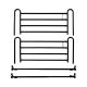 Medline Full Rail for Medline Homecare Beds