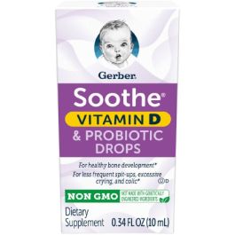 Nestle Gerber Soothe Probiotic Colic Drops with Vitamin D Case