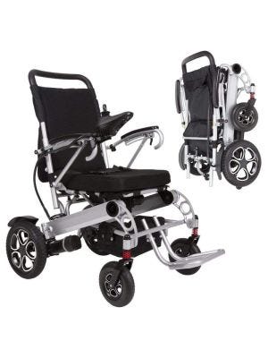 Vive Mobility Power Wheelchair - Foldable Long Range Transport Aid