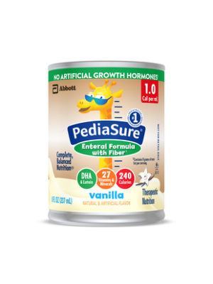 Abbott Vanilla PediaSure® 1.0 Cal with Fiber Tube Feeding Formula